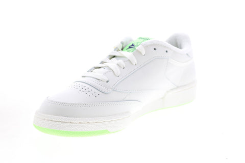Reebok Club C 85 FZ0173 Mens Beige Leather Lifestyle Sneakers Shoes