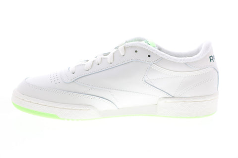 Reebok Club C 85 FZ0173 Mens Beige Leather Lifestyle Sneakers Shoes
