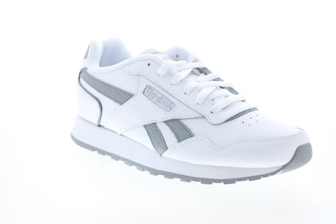 Reebok Classic Harman Run FZ0472 Mens White Leather Lifestyle Sneakers Shoes