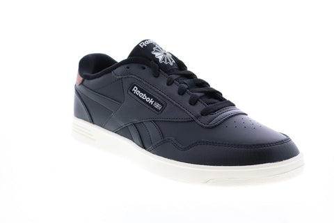 Reebok Club Memt FZ0482 Mens Black Leather Lifestyle Sneakers Shoes