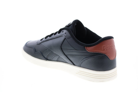 Reebok Club Memt FZ0482 Mens Black Leather Lifestyle Sneakers Shoes