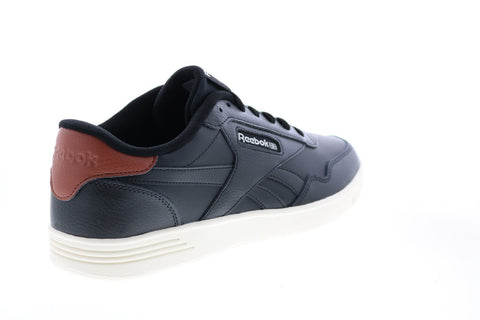 Reebok Club Memt FZ0482 Mens Black Leather Lifestyle Sneakers Shoes