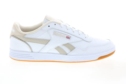 Reebok Club MEMT FZ0807 Mens White Leather Lace Up Lifestyle Sneakers Shoes 