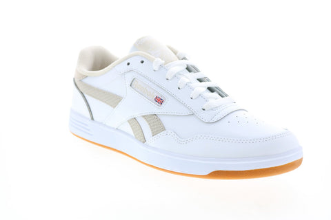 Reebok Club MEMT FZ0807 Mens White Leather Lace Up Lifestyle Sneakers Shoes 