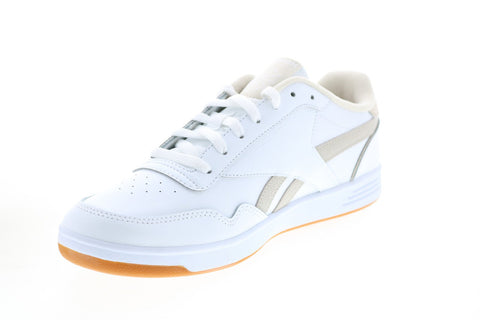 Reebok Club MEMT FZ0807 Mens White Leather Lace Up Lifestyle Sneakers Shoes 