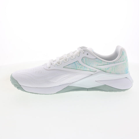 Reebok Nano X2 FZ5699 Womens White Canvas Athletic Cross Training Shoes