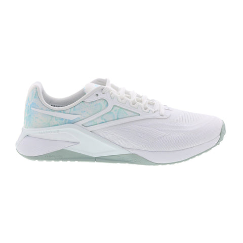 Reebok Nano X2 FZ5699 Womens White Canvas Athletic Cross Training Shoes