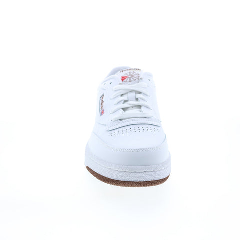 Reebok Club C 85 FZ6012 Mens White Leather Lace Up Lifestyle Sneakers Shoes