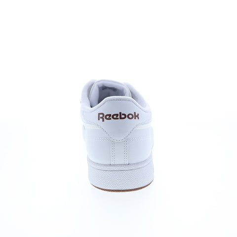 Reebok Club C 85 FZ6012 Mens White Leather Lace Up Lifestyle Sneakers Shoes