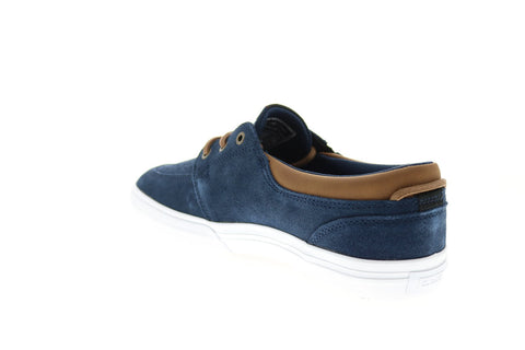 Globe Attic GBATTIC Mens Blue Suede Skate Inspired Sneakers Shoes