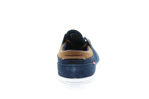 Globe Attic GBATTIC Mens Blue Suede Skate Inspired Sneakers Shoes