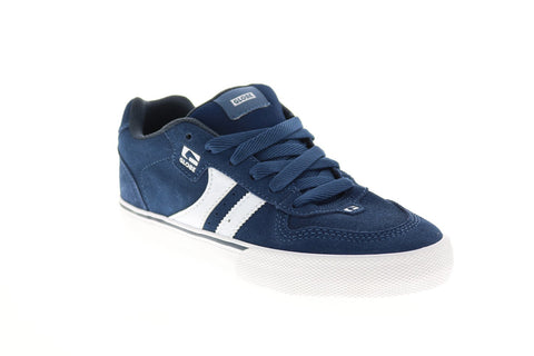 Globe Encore 2 GBENCO2 Mens Blue Suede Skate Inspired Sneakers Shoes