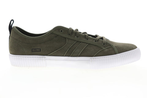 Globe Filmore GBFILMORE Mens Green Suede Low Top Lace Up Skate Sneakers Shoes