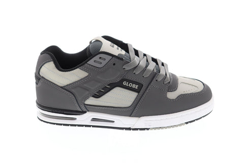 Globe Fury Mens Gray Synthetic Athletic Lace Up Skate Shoes
