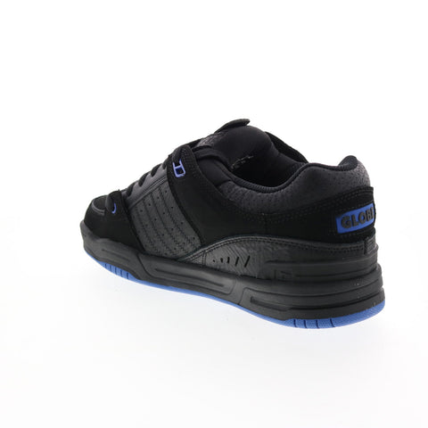 Globe Fusion GBFUS Mens Black Leather Lace Up Skate Inspired Sneakers Shoes