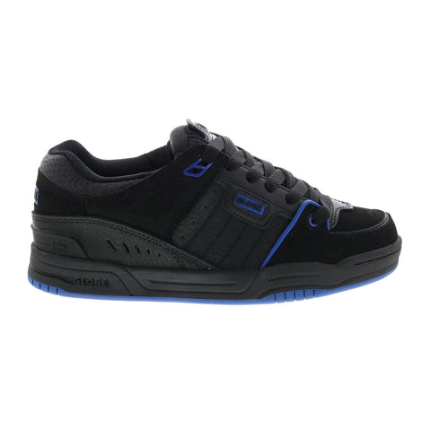Globe Fusion GBFUS Mens Black Leather Lace Up Skate Inspired Sneakers Shoes