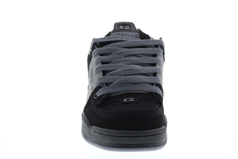 Globe Fusion GBFUS Mens Black Nubuck Skate Inspired Sneakers Shoes