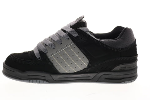 Globe Fusion GBFUS Mens Black Nubuck Skate Inspired Sneakers Shoes