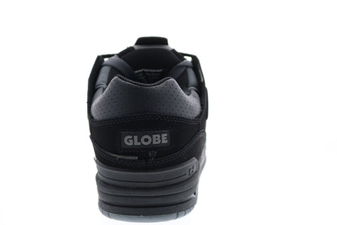 Globe Fusion GBFUS Mens Black Nubuck Skate Inspired Sneakers Shoes