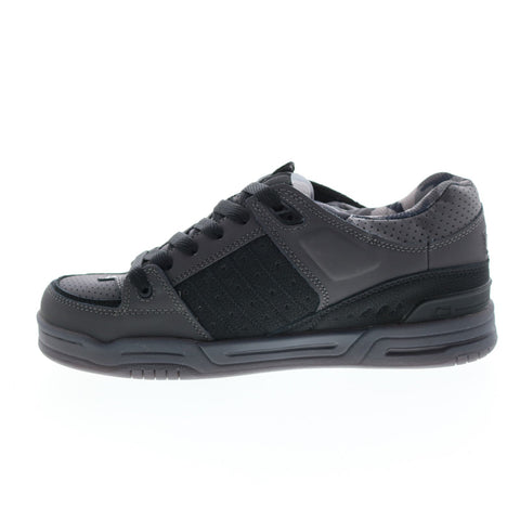 Globe Fusion GBFUS Mens Black Leather Skate Inspired Sneakers Shoes