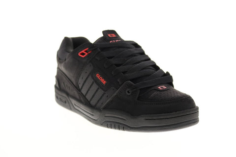 Globe Fusion GBFUS Mens Black Synthetic Lace Up Skate Inspired Sneakers Shoes 