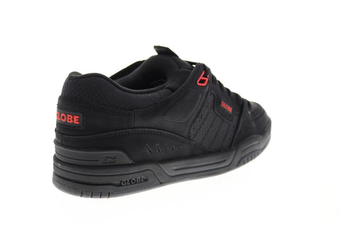 Globe Fusion GBFUS Mens Black Synthetic Lace Up Skate Inspired Sneakers Shoes 