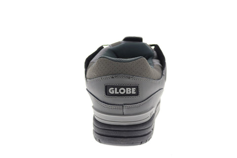 Globe Fusion GBFUS Mens Gray Leather Skate Inspired Sneakers Shoes
