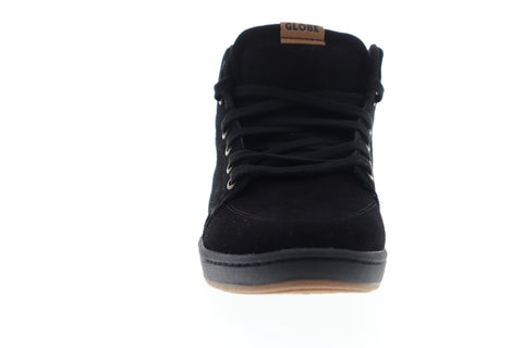 Globe GS Boot GBGSBOOT Mens Black Suede High Top Lace Up Skate Sneakers Shoes