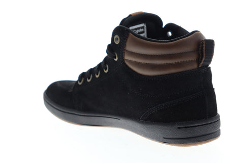 Globe GS Boot GBGSBOOT Mens Black Suede High Top Lace Up Skate Sneakers Shoes