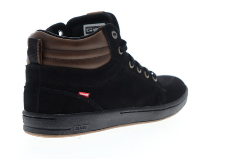 Globe GS Boot GBGSBOOT Mens Black Suede High Top Lace Up Skate Sneakers Shoes