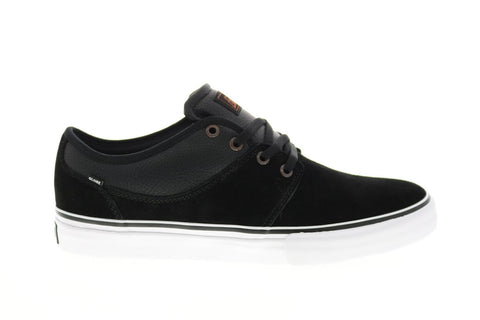 Globe Mahalo GBMAHALO Mens Black Suede Skate Inspired Sneakers Shoes 