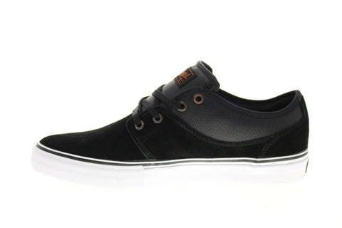 Globe Mahalo GBMAHALO Mens Black Suede Skate Inspired Sneakers Shoes 