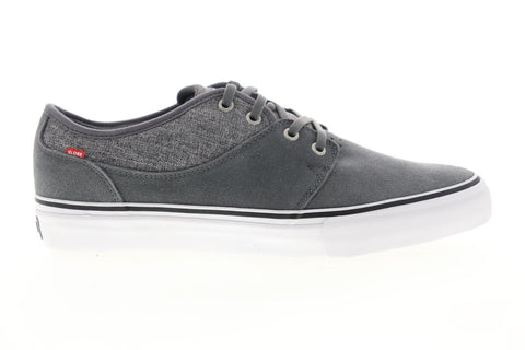 Globe Mahalo GBMAHALO Mens Gray Suede Lace Up Athletic Skate Shoes