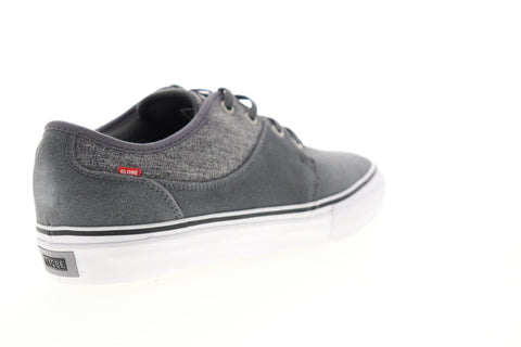 Globe Mahalo GBMAHALO Mens Gray Suede Lace Up Athletic Skate Shoes