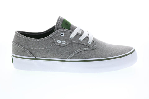 Globe Motley II Mens Black Canvas Lace Up Skate Inspired Sneakers Shoes