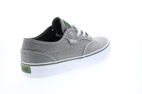Globe Motley II Mens Black Canvas Lace Up Skate Inspired Sneakers Shoes