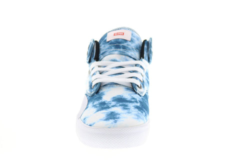 Globe Motley Mid GBMOTLEYM Mens Blue Canvas Skate Inspired Sneakers Shoes 