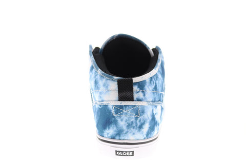 Globe Motley Mid GBMOTLEYM Mens Blue Canvas Skate Inspired Sneakers Shoes 
