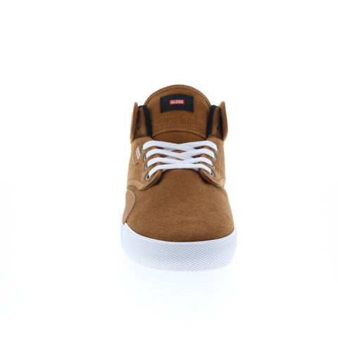 Globe Motley Mid GBMOTLEYM Mens Brown Suede Skate Inspired Sneakers Shoes