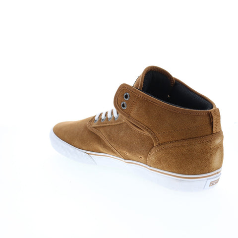 Globe Motley Mid GBMOTLEYM Mens Brown Suede Skate Inspired Sneakers Shoes