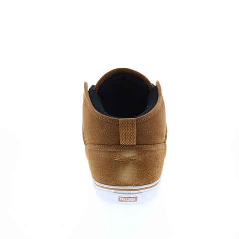 Globe Motley Mid GBMOTLEYM Mens Brown Suede Skate Inspired Sneakers Shoes
