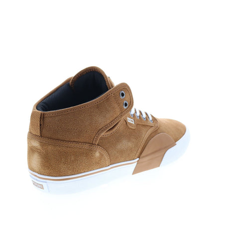 Globe Motley Mid GBMOTLEYM Mens Brown Suede Skate Inspired Sneakers Shoes