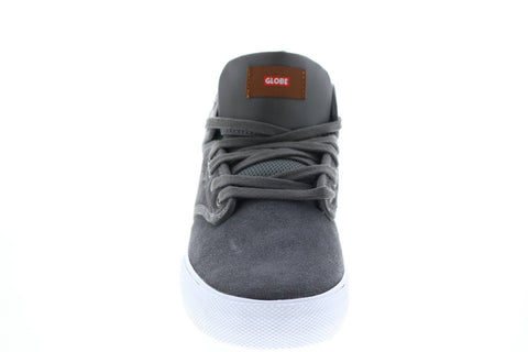 Globe Motley Mid GBMOTLEYM Mens Gray Suede Skate Inspired Sneakers Shoes