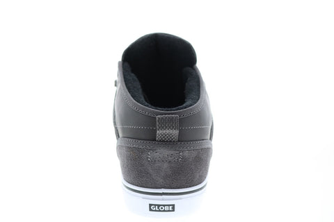 Globe Motley Mid GBMOTLEYM Mens Gray Suede Skate Inspired Sneakers Shoes