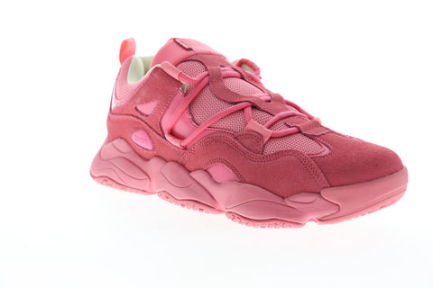 Globe Option Evo GBOPTIONE Mens Red Suede Low Top Lace Up Skate Sneakers Shoes