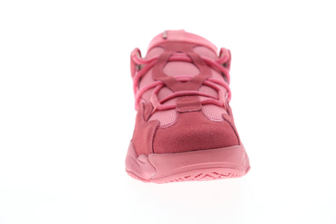 Globe Option Evo GBOPTIONE Mens Red Suede Low Top Lace Up Skate Sneakers Shoes