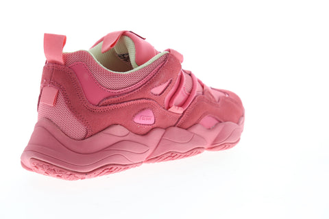 Globe Option Evo GBOPTIONE Mens Red Suede Low Top Lace Up Skate Sneakers Shoes