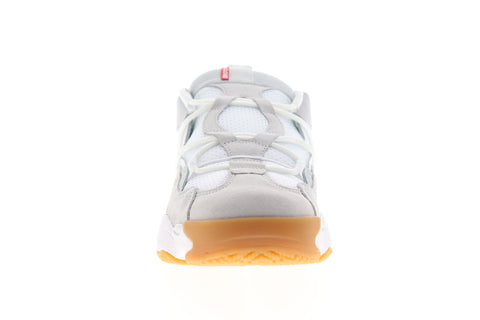Globe Option Evo GBOPTIONE Mens Gray Suede Lace Up Athletic Skate Shoes