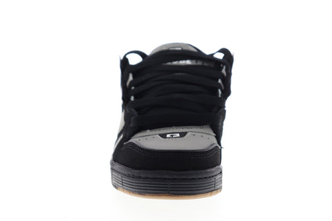 Globe Sabre GBSABR Mens Black Nubuck Lace Up Athletic Skate Shoes