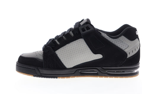 Globe Sabre GBSABR Mens Black Nubuck Lace Up Athletic Skate Shoes